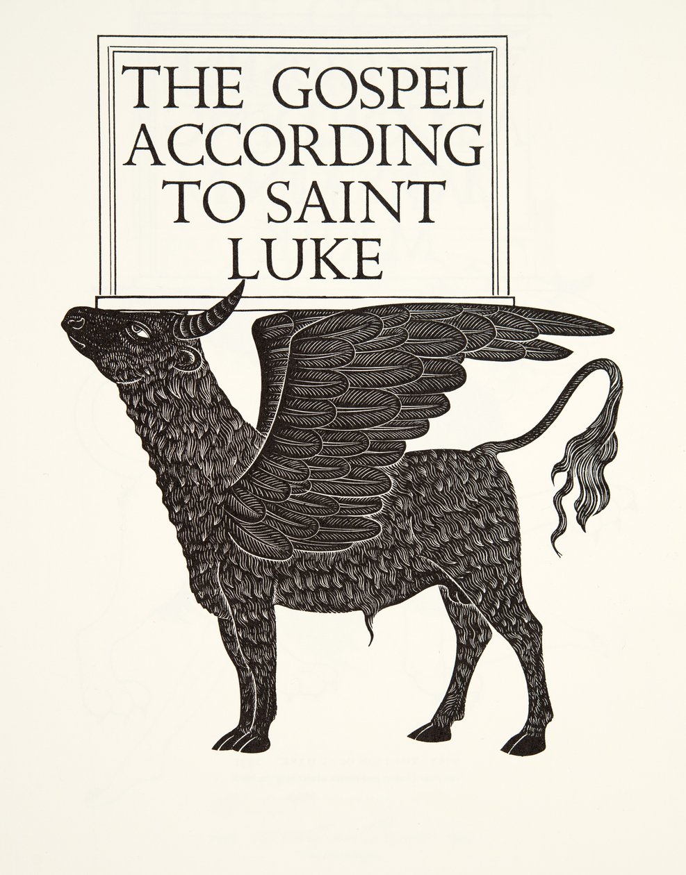 O Bezerro Negro de S. Lucas de Eric Gill