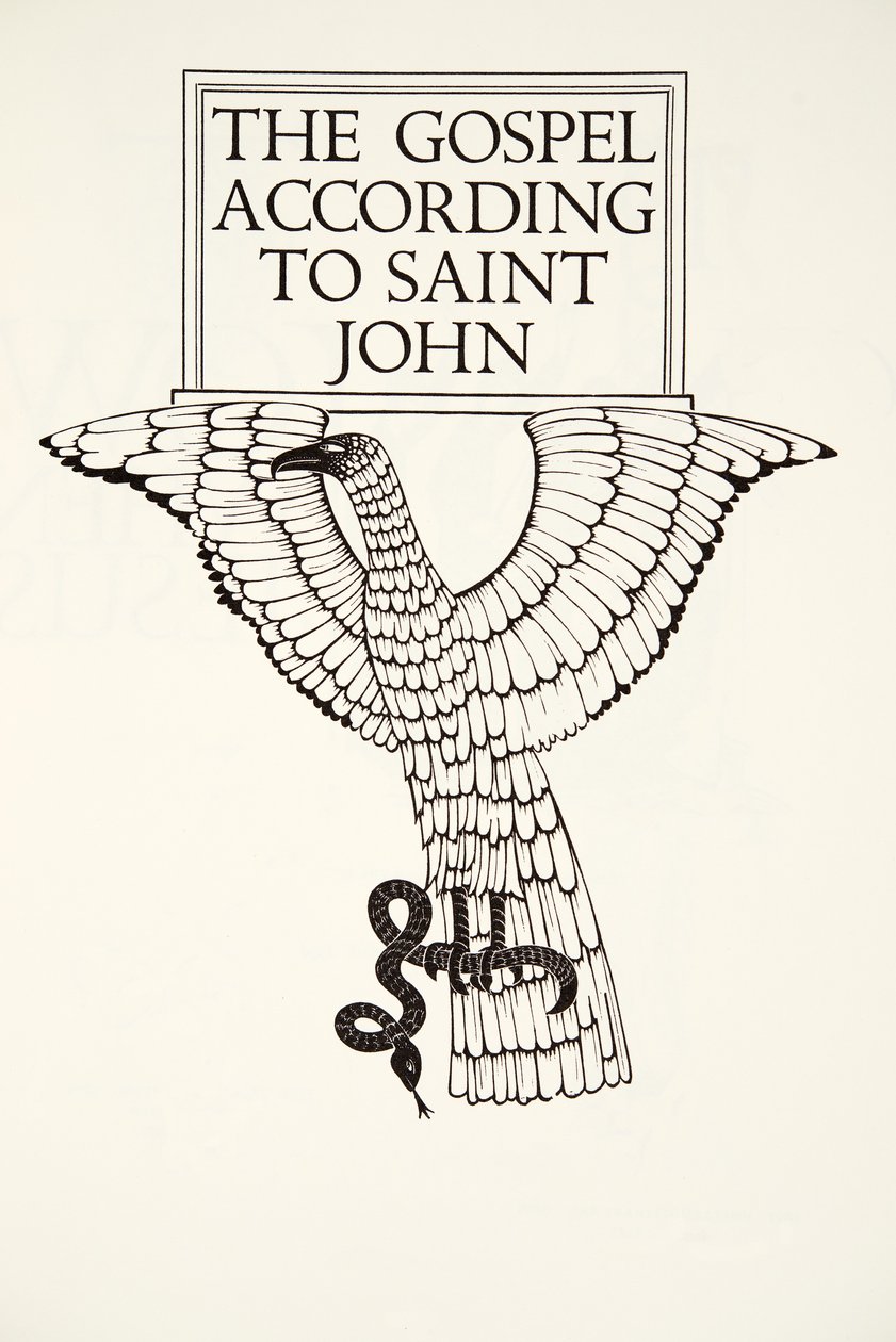 A Águia de São João de Eric Gill