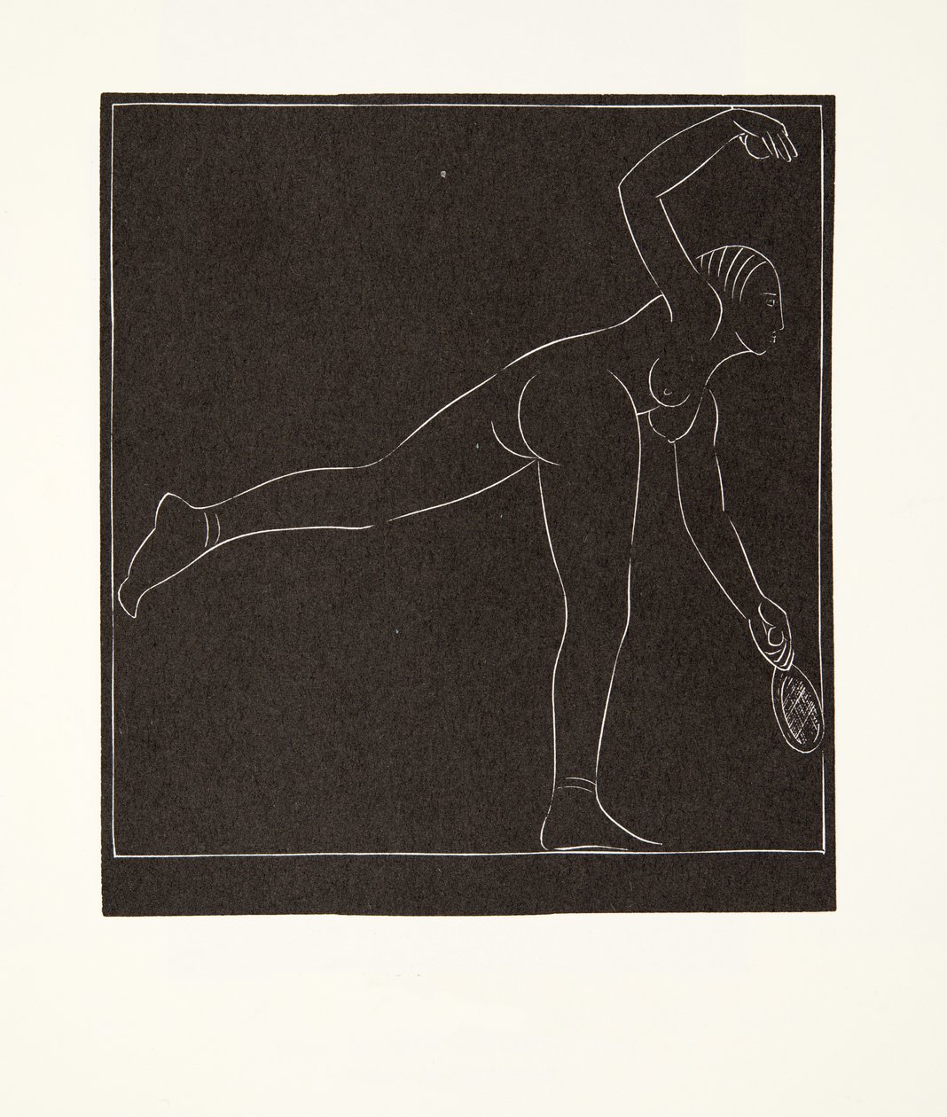 O tenista de Eric Gill