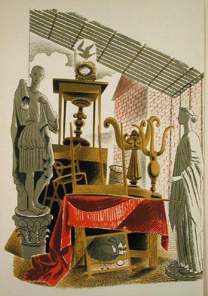 Móveis e efeitos de segunda mão de Eric Ravilious