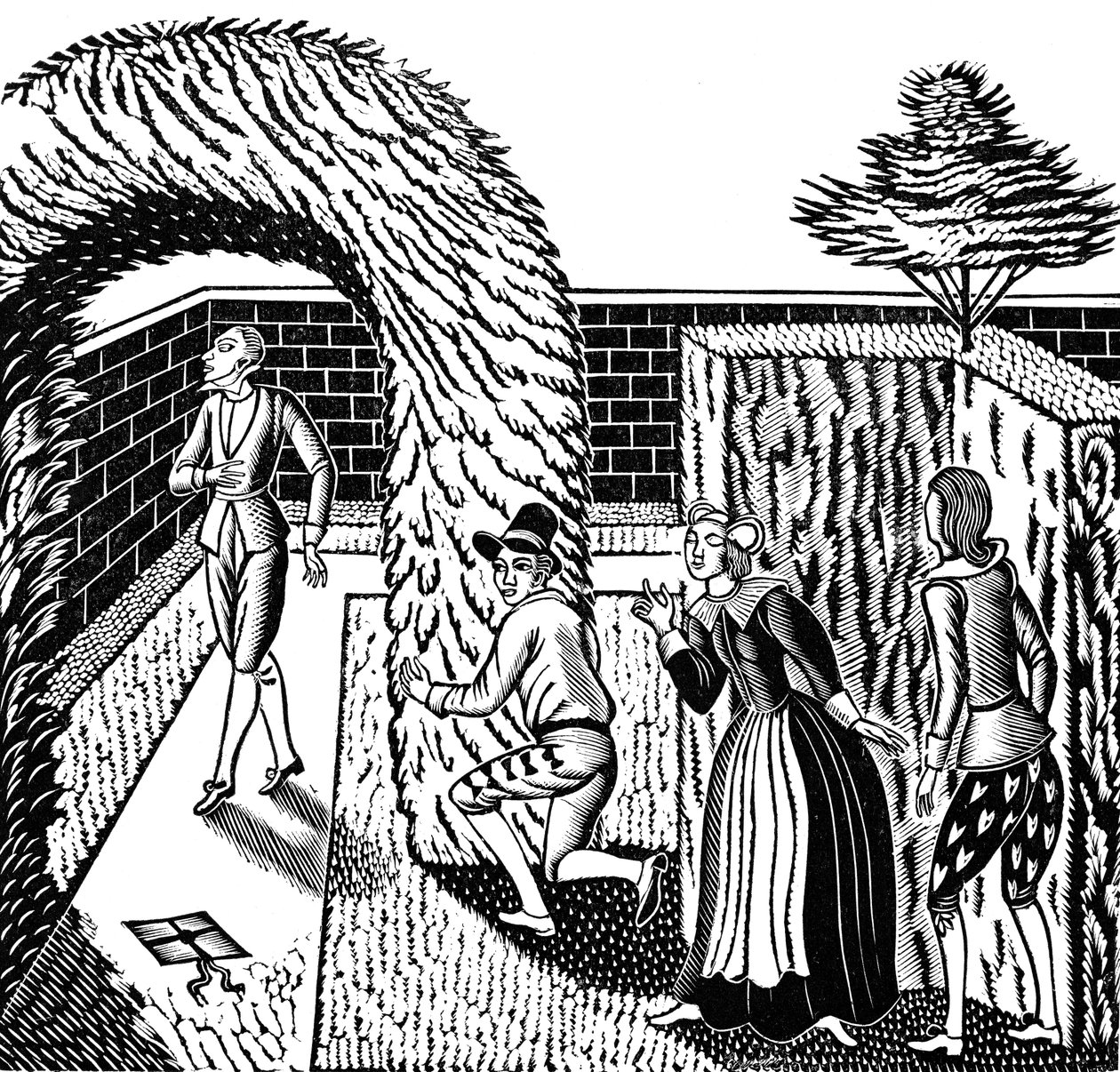 Décima Segunda Noite por William Shakespeare de Eric Ravilious