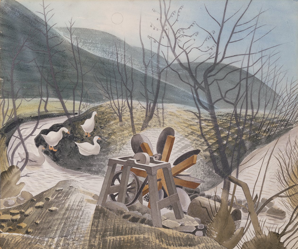 Roda d&39;água, 1938 de Eric Ravilious