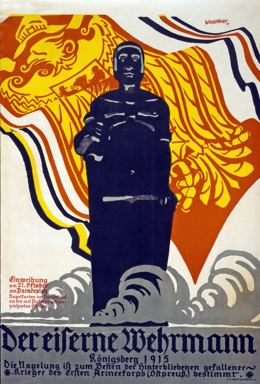 O ferro Wehrmann, Königsberg 1915, litro de cor de 1915 de Erich Wohlfahrt