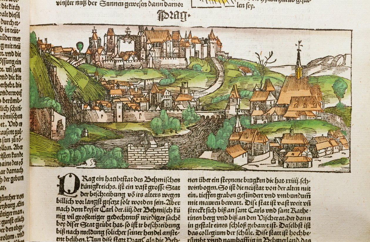 Uma vista da cidade de Praga de Erich Lessing