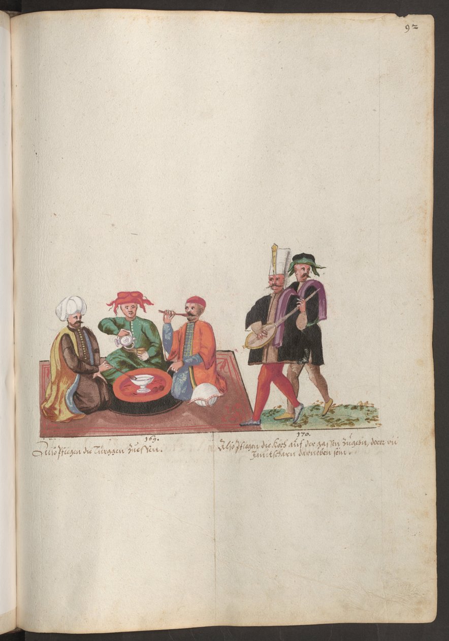 Jantar dos burgueses de Constantinopla de Erich Lessing