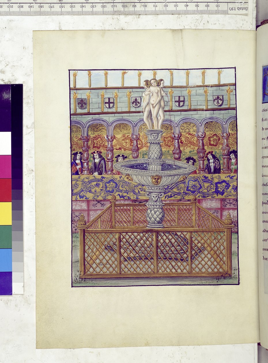 Página inteira: representação de uma fonte de Erich Lessing