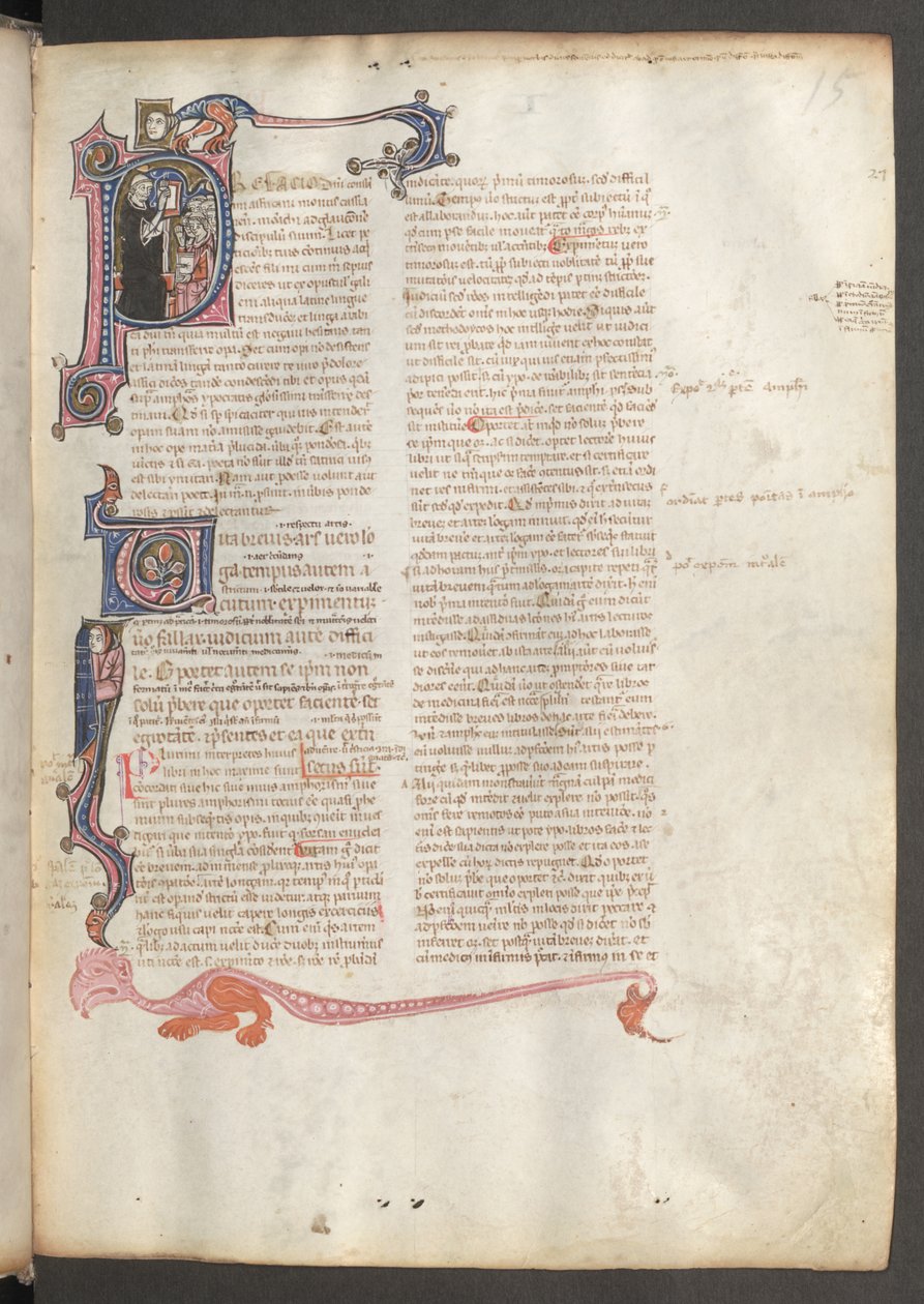 Página inteira: texto e iniciais historiadas de Erich Lessing