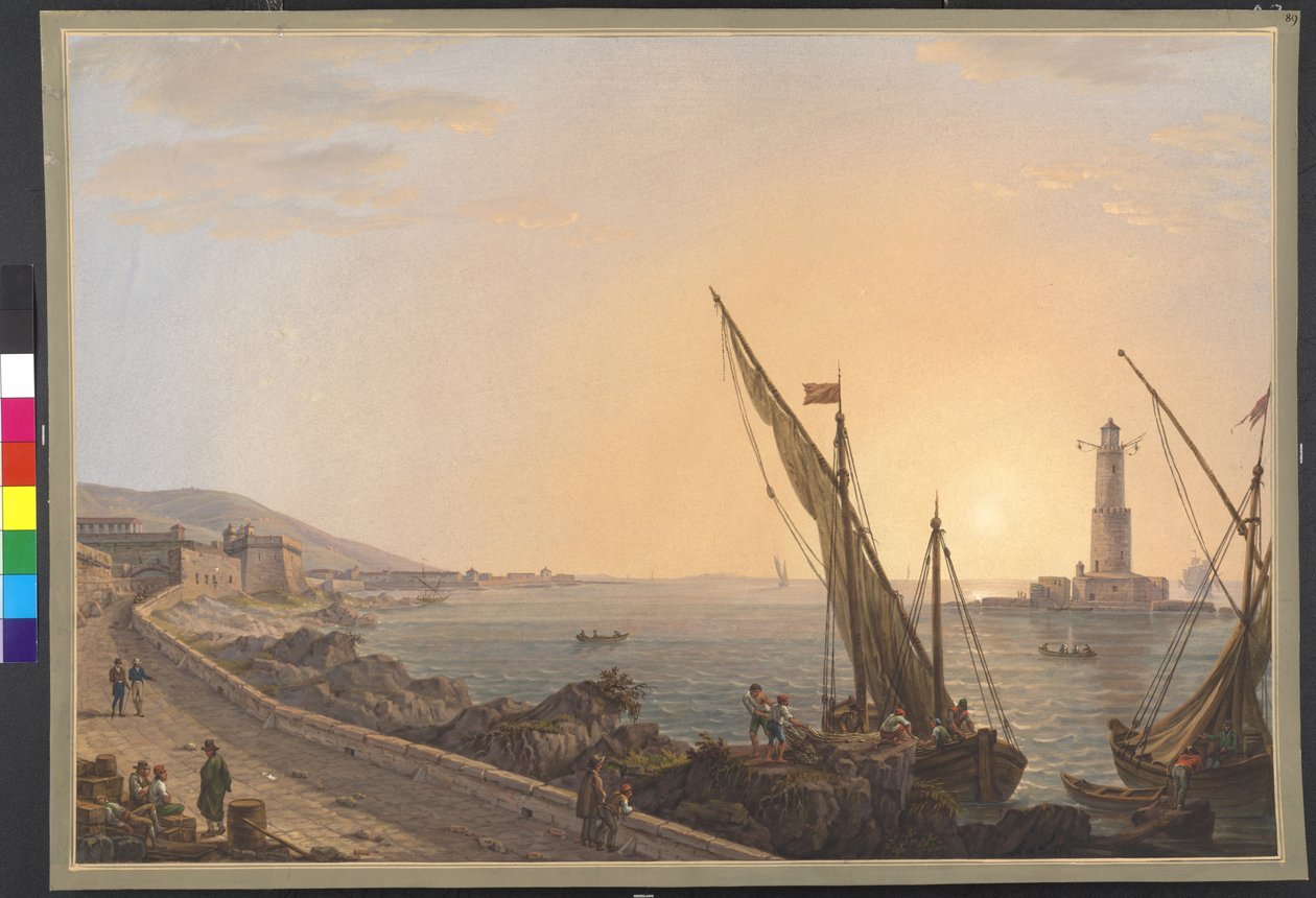 Porto com farol de Erich Lessing