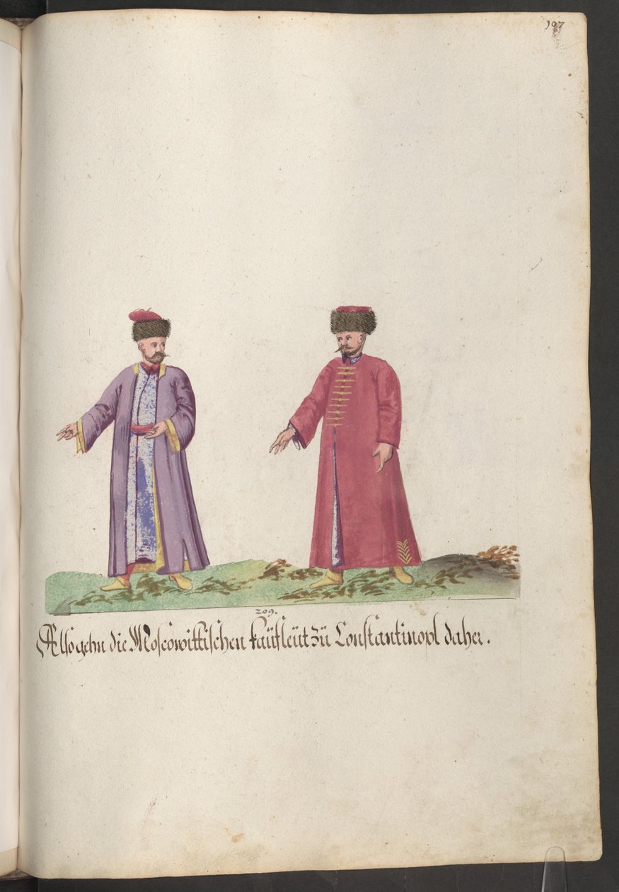 Mercadores moscovitas em Constantinopla ... de Erich Lessing