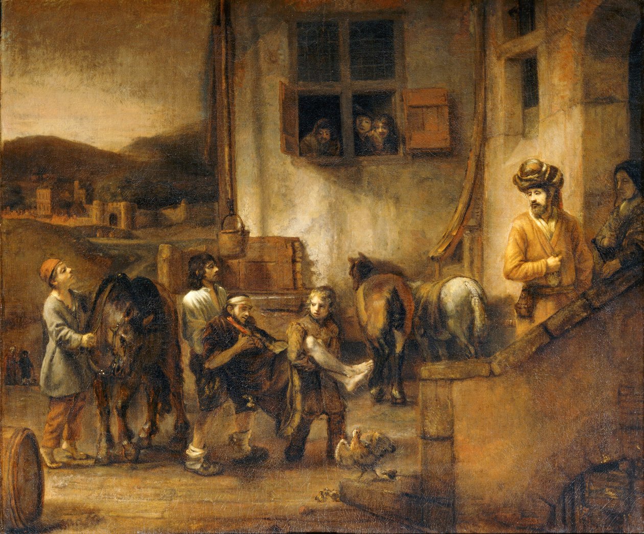 Parábola do Bom Samaritano ... de Erich Lessing