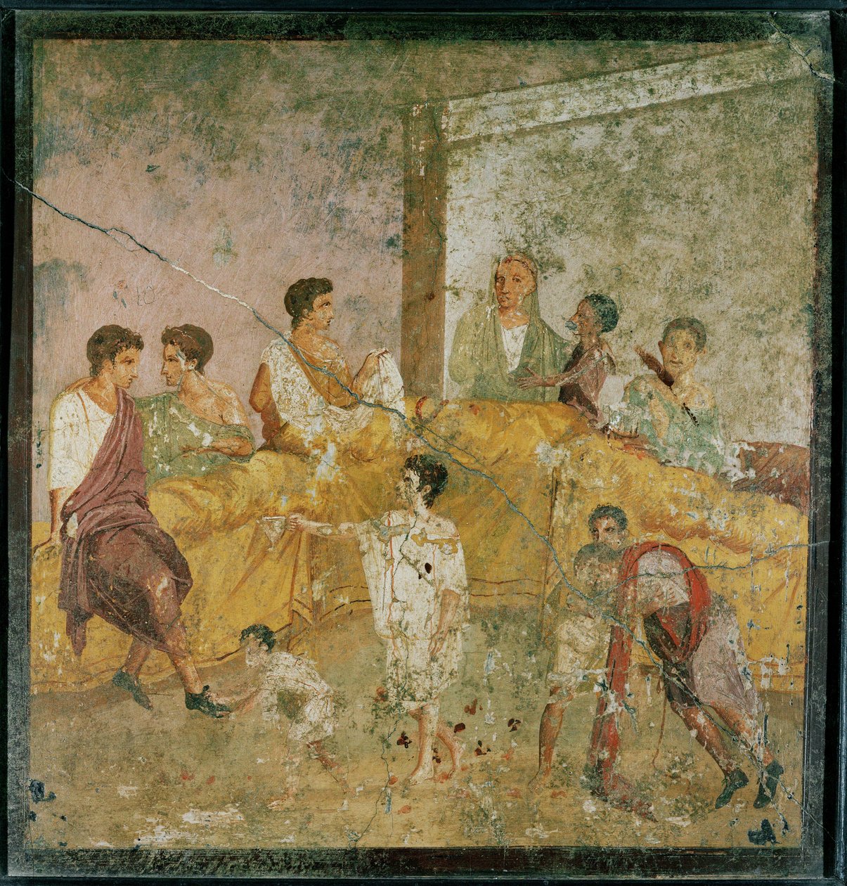 Pessoas a comer e a beber de Erich Lessing