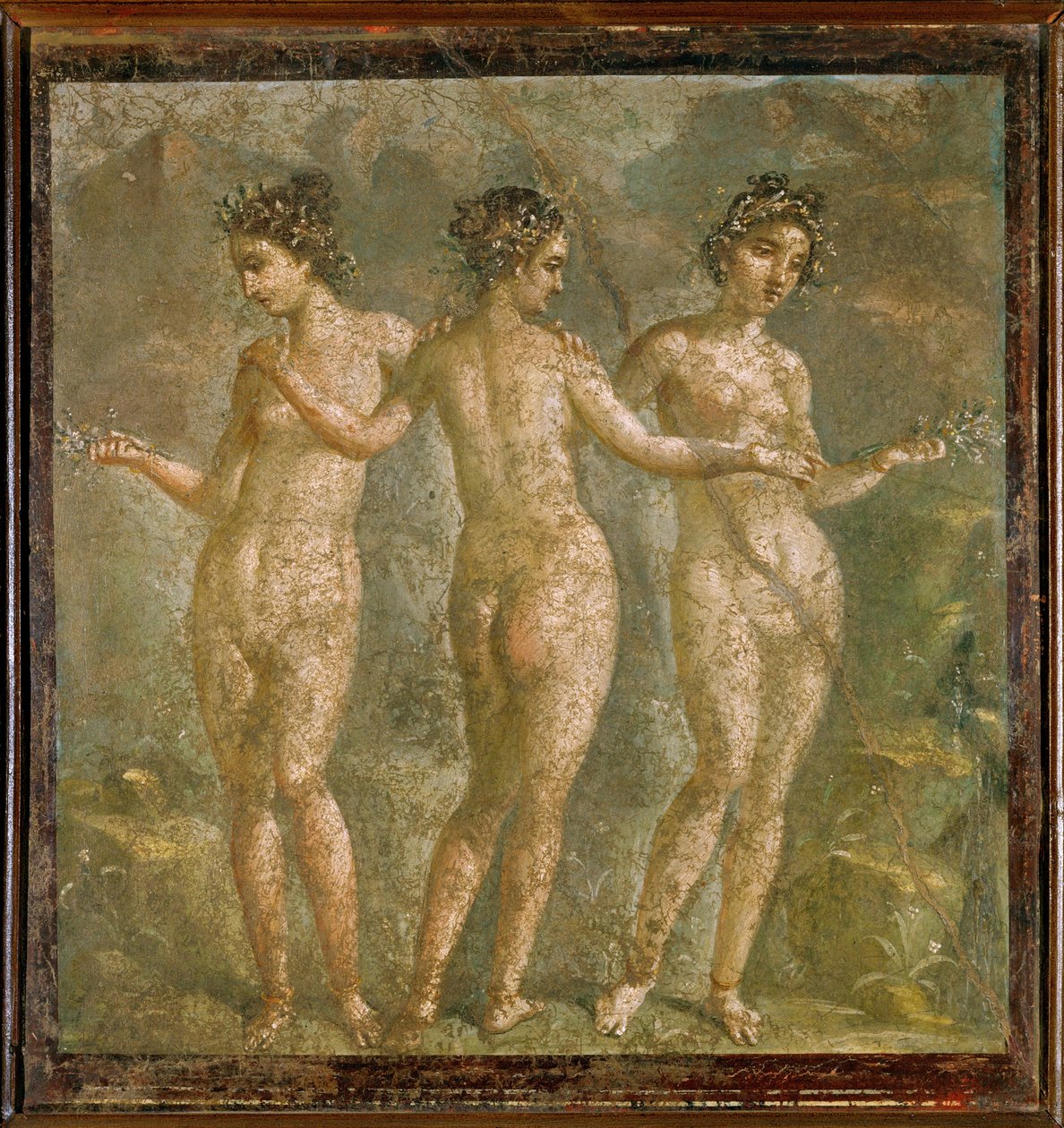 As três graças, Eufrosina, Tália e Aglaia de Erich Lessing