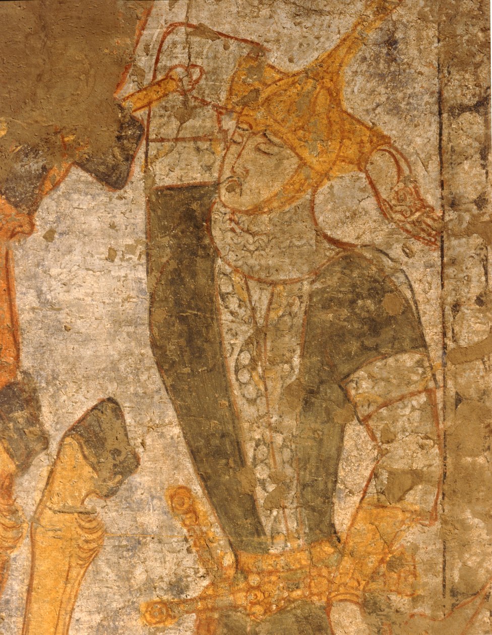 Guerreiro ferido (fresco) de Erich Lessing