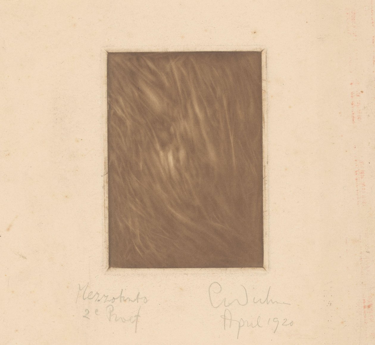 Abstracte compositie de Erich Wichmann (signed by artist)