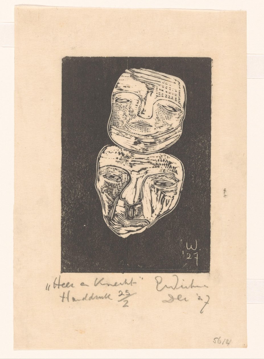 Heer en knecht (título original sobre o objecto) de Erich Wichmann (signed by artist)