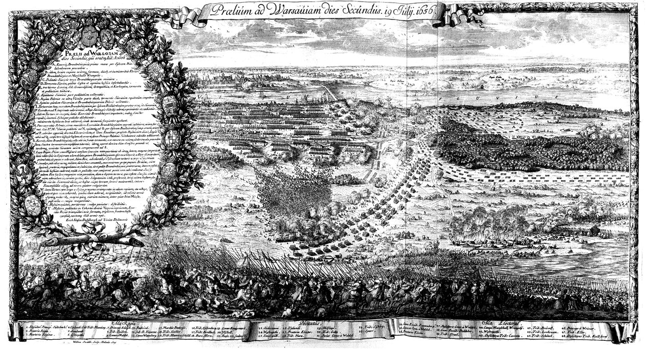 Batalha de Varsóvia 1656 segundo dia de Erik Dahlbergh