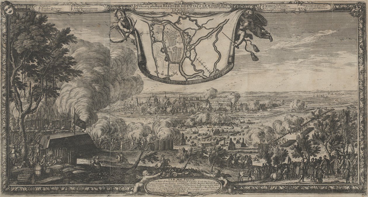 Urbs et Castellum Brestzie Lituano de Erik Dahlbergh