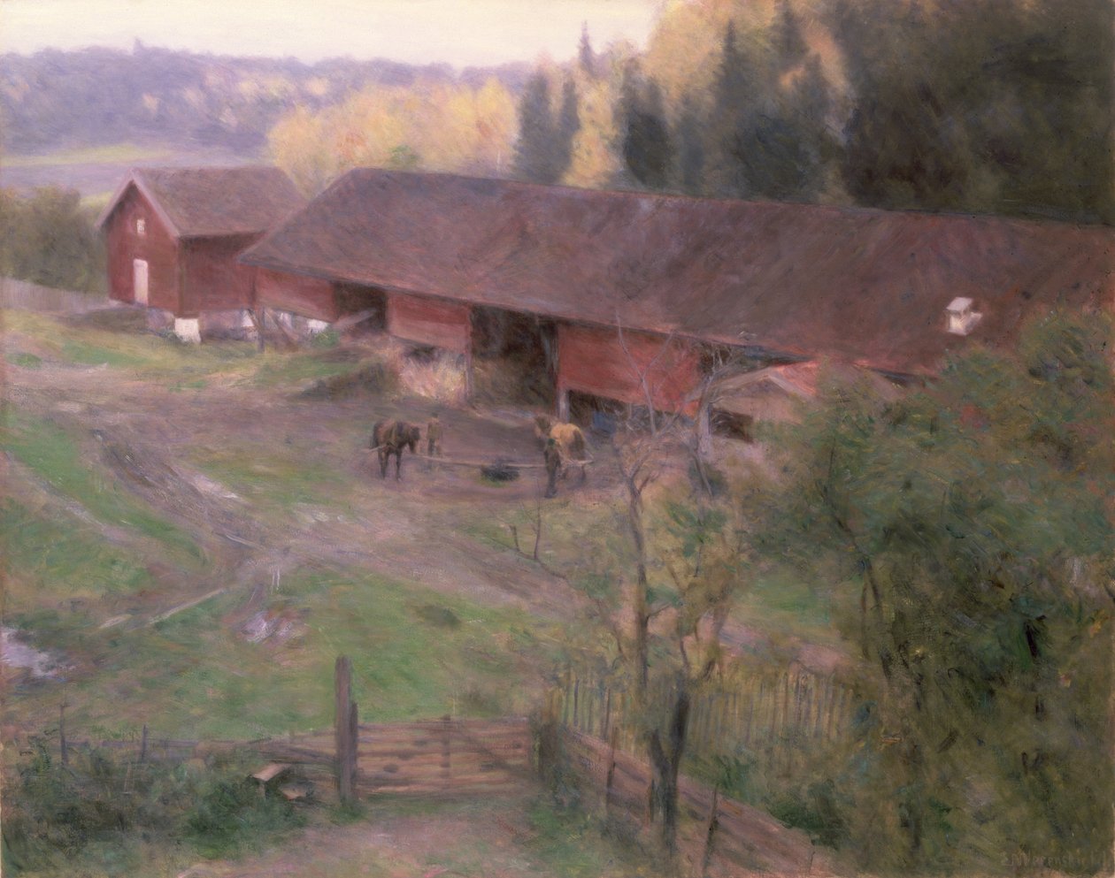 Outono de 1891 de Erik Theodor Werenskiold
