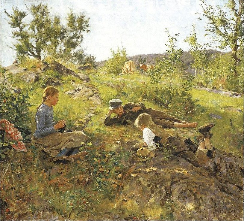 Pastores em Taty de Erik Theodor Werenskiold
