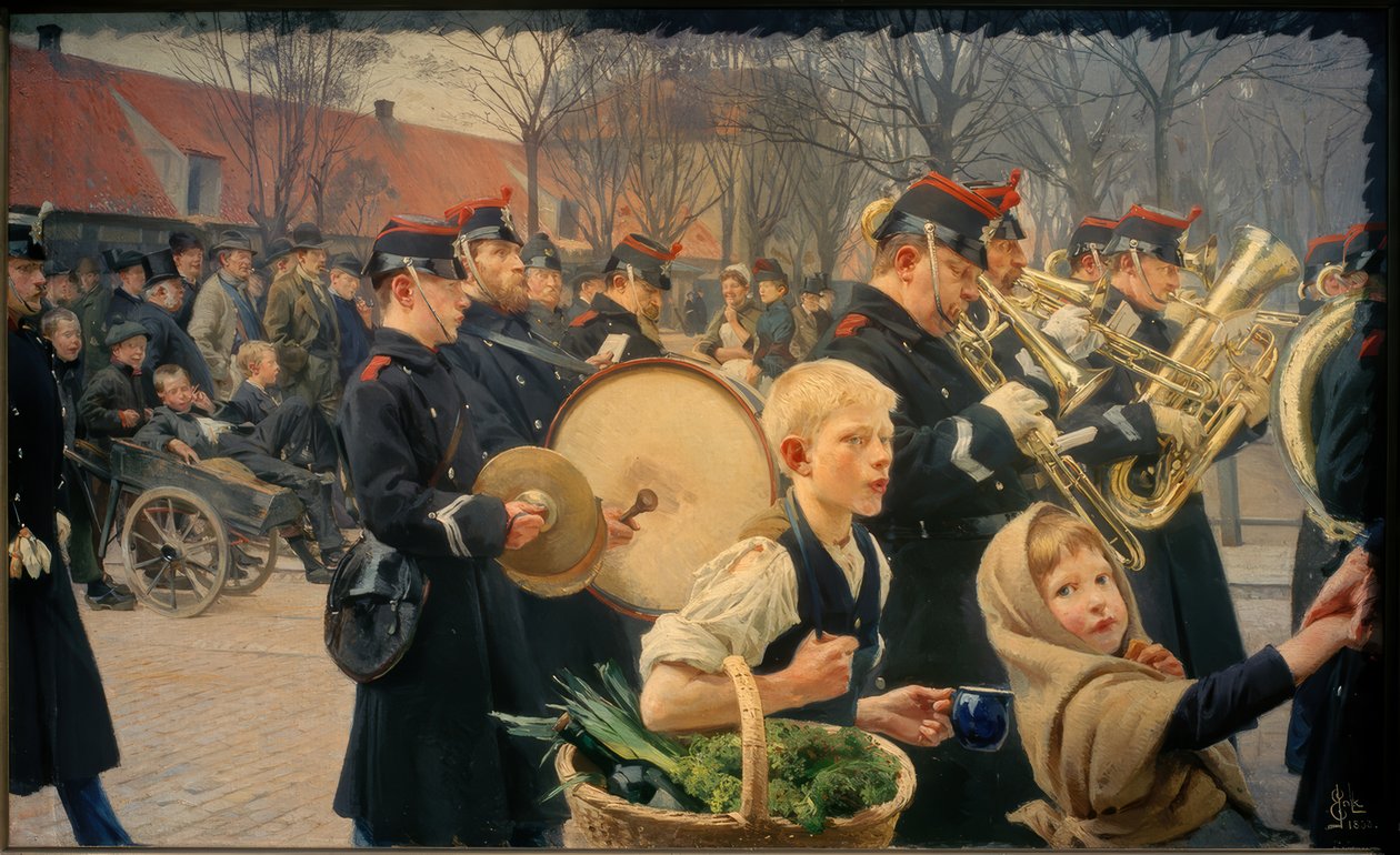 Troca da guarda, 1888 de Erik Hennigsen