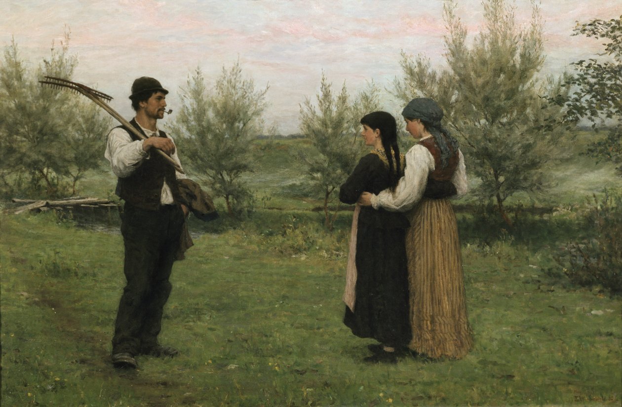 Um encontro de Erik Theodor Werenskiold