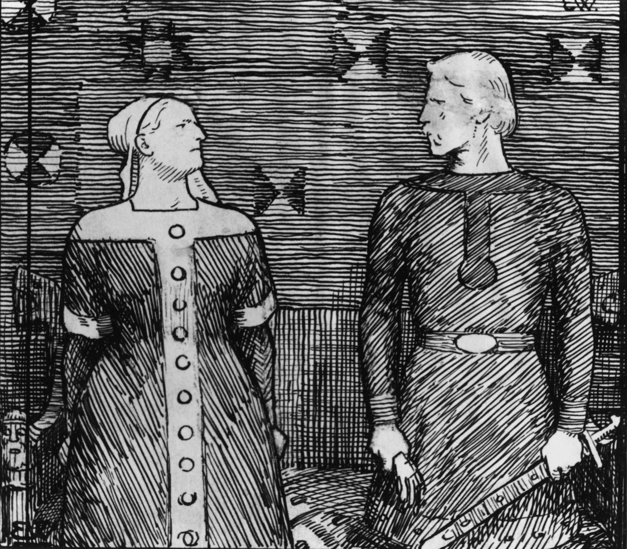 Snorre Saga de Erik Theodor Werenskiold