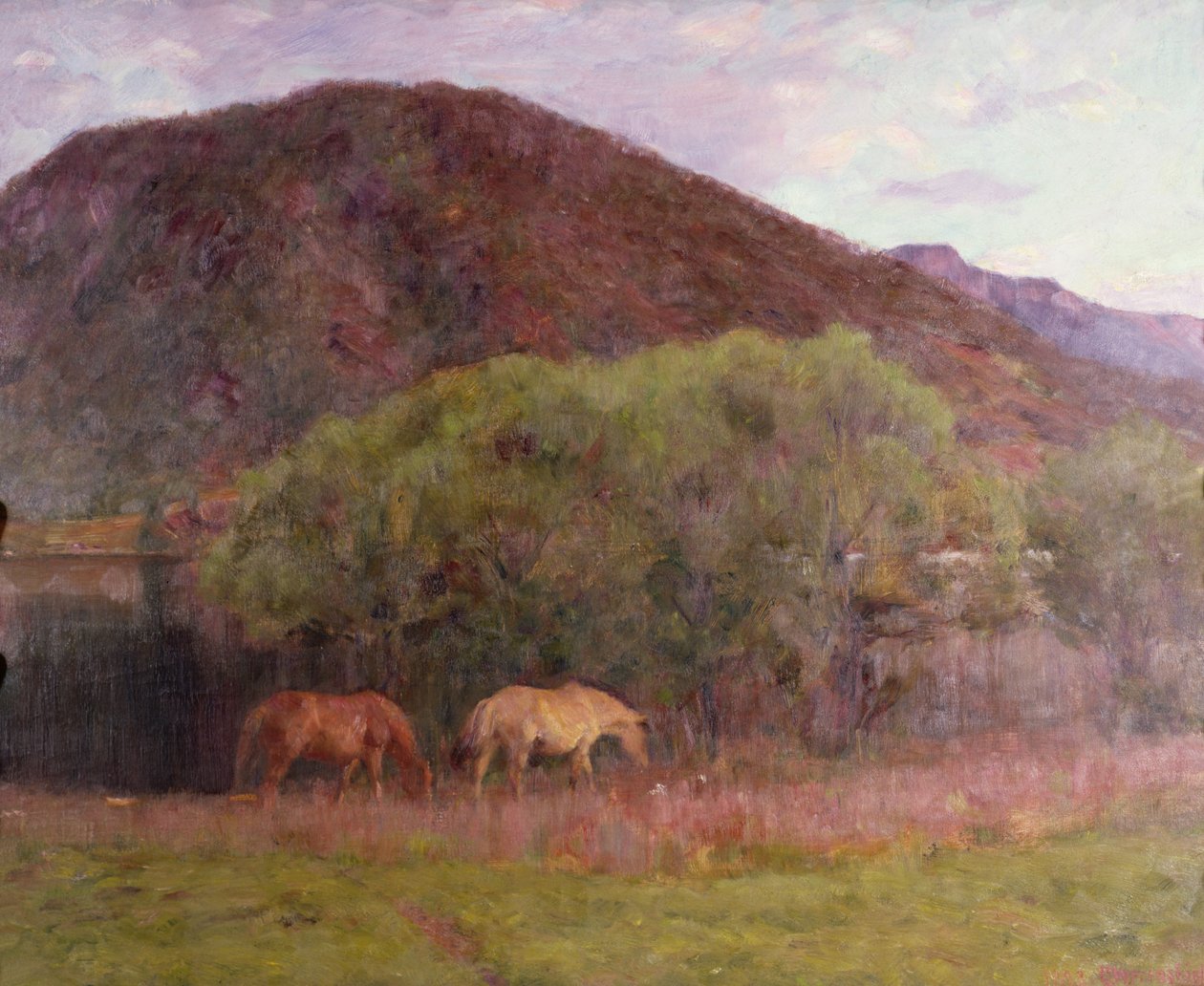 Noite de verão em Kviteseid, 1893 de Erik Theodor Werenskiold