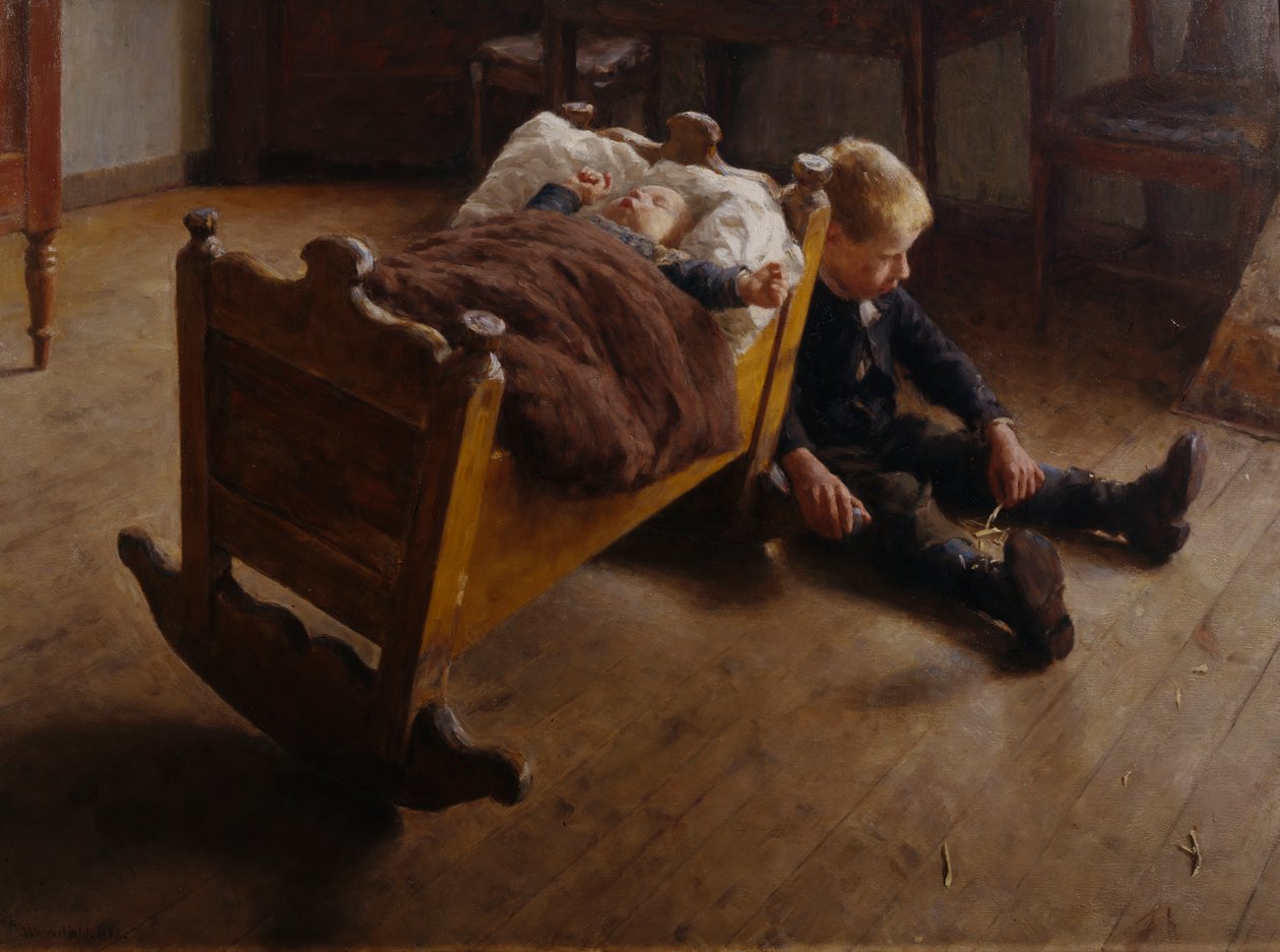 Dois irmãos de Erik Theodor Werenskiold