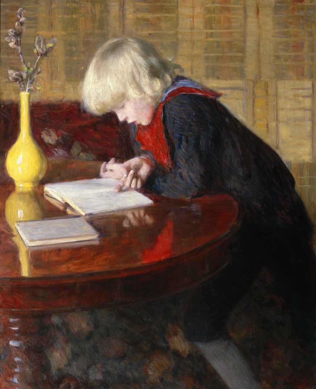Leitura de Werner de Erik Theodor Werenskiold