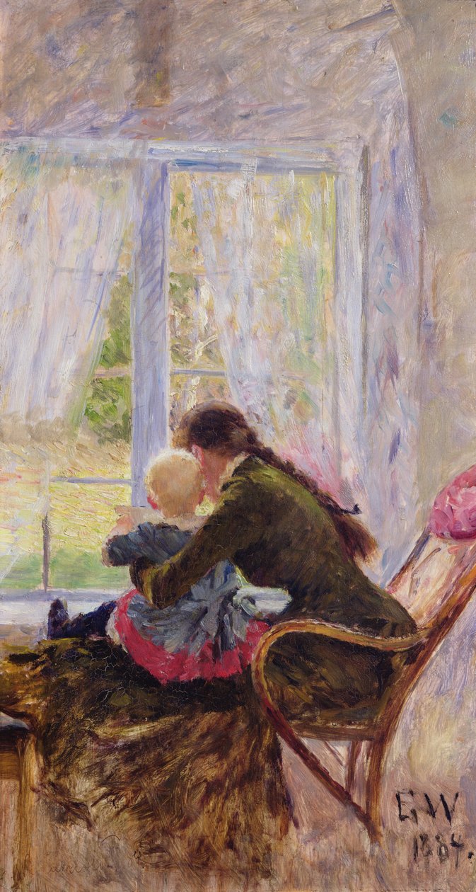 Você e Bebe de Erik Theodor Werenskiold