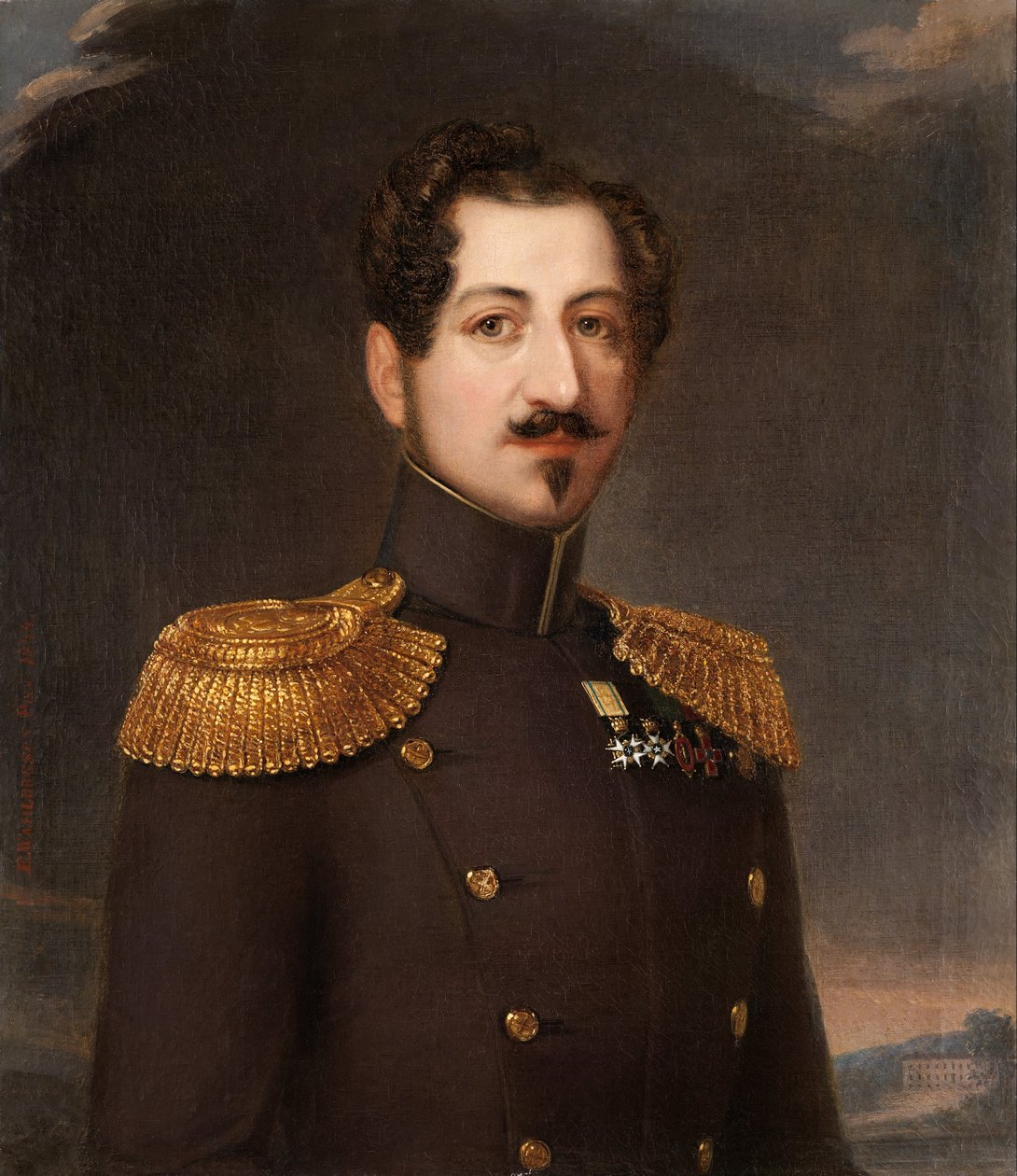 Oscar I, rei da Suécia e Noruega, 1844 de Erik Wahlberg