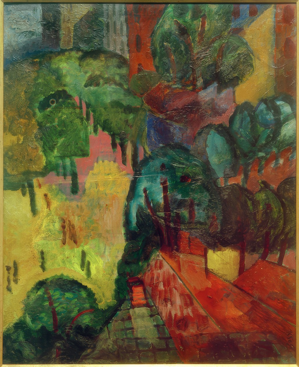 Paisagem urbana parisiense de Erma Bossi