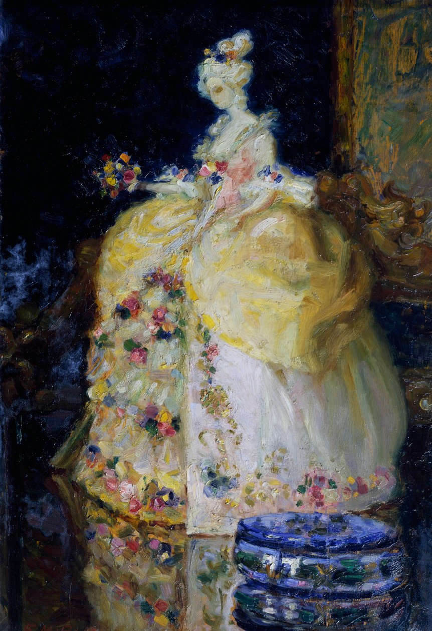 Senhora do século XVIII, por Erminia Bruni Menin (1870-1904). Itália, século XX. de Erminia Bruni Menin