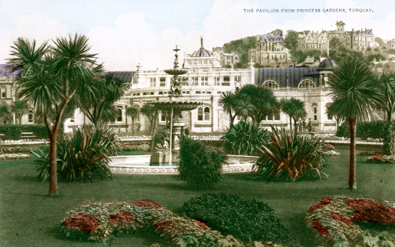 O pavilhão, Torquay, Devon, início do século XX. de Ern Bishop