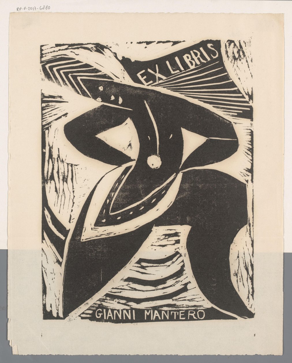 Ex libris de Gianni Mantero de Erna Levy Friedländer