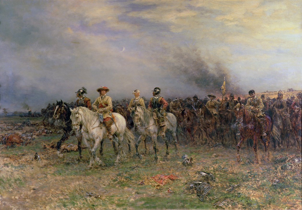 Cromwell após a batalha de Marston Moor de Ernest Crofts