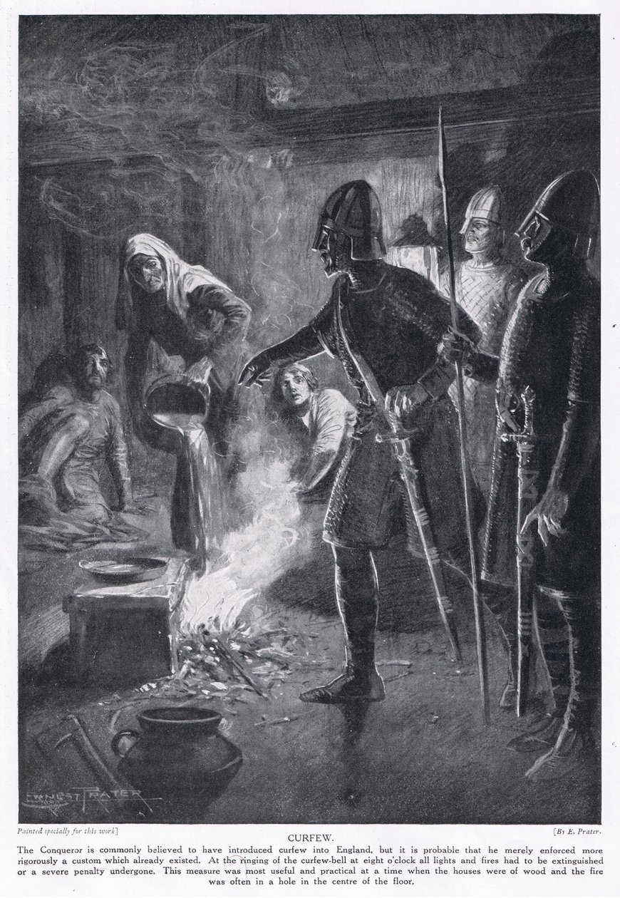 Toque de recolher, década de 1920 de Ernest Prater