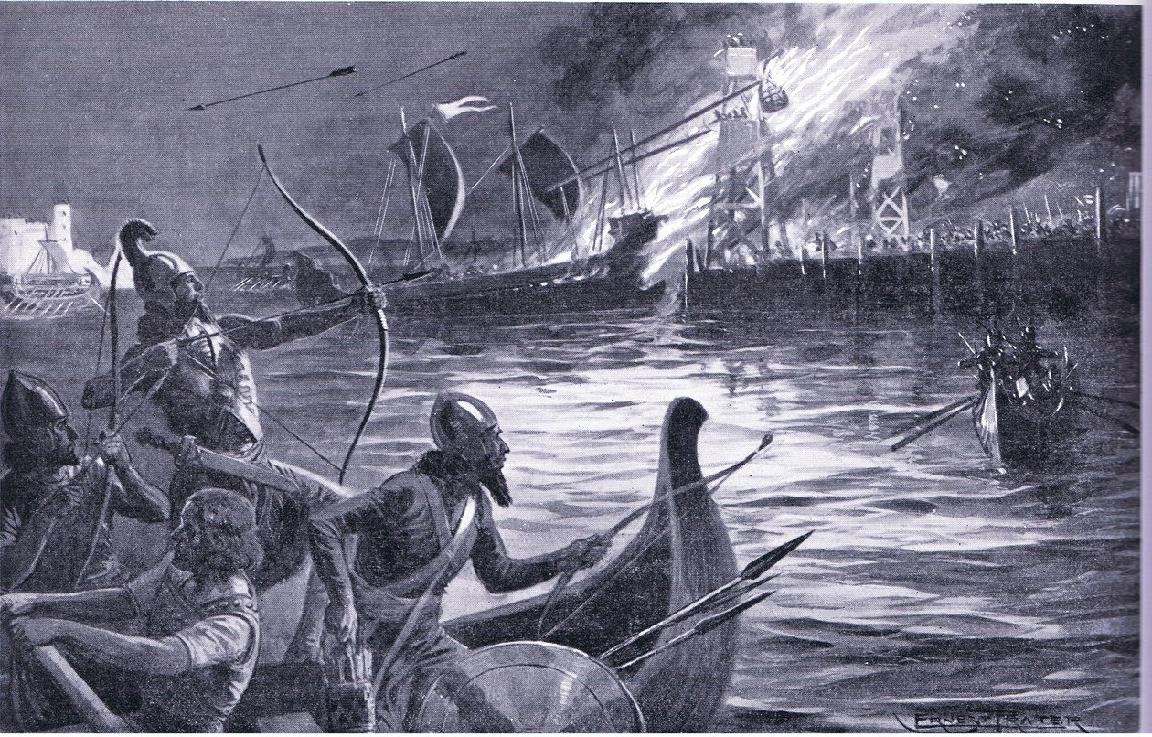 Cerco de Tiro por Alexandre o Grande de Ernest Prater