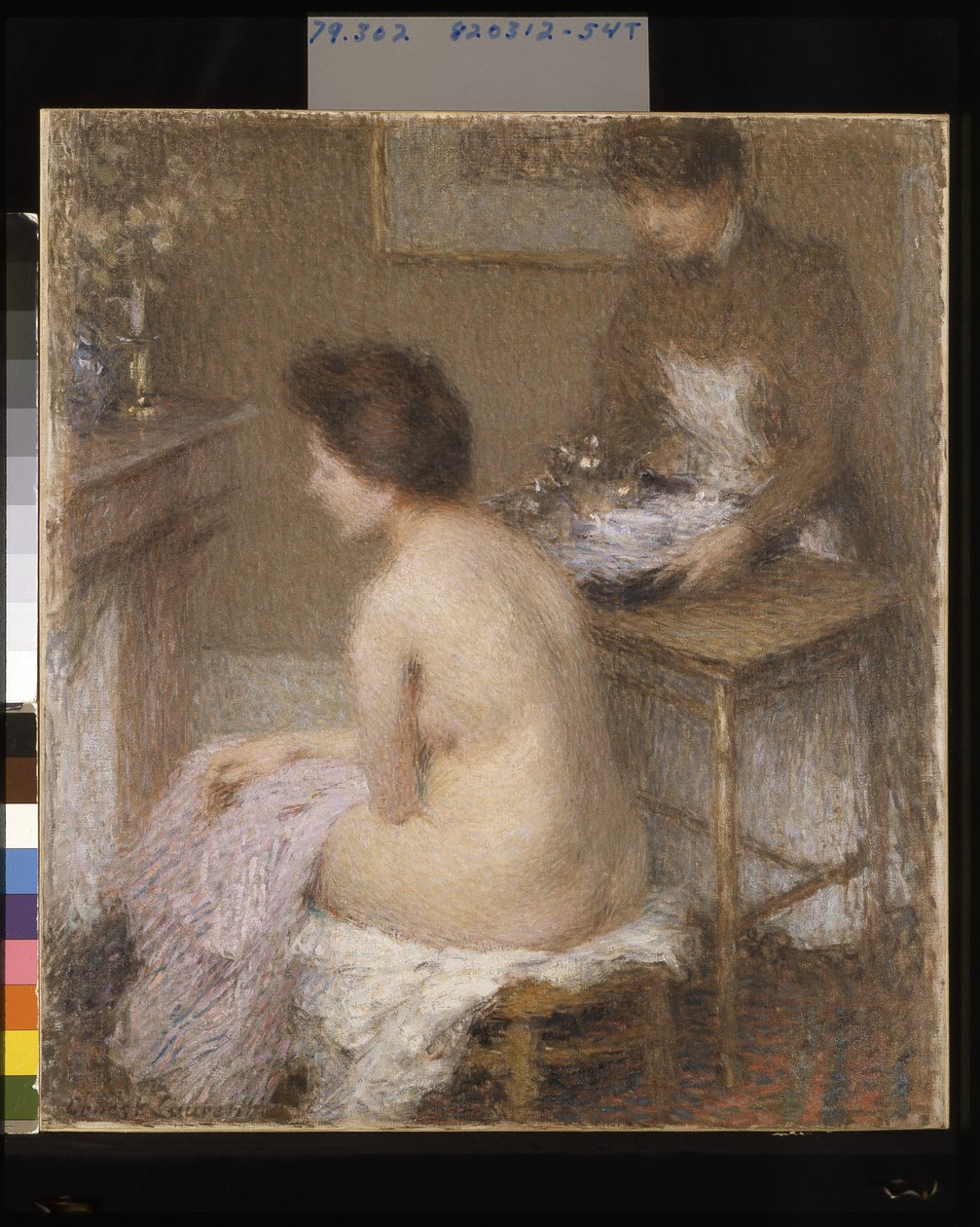 Depois do Banho (óleo sobre tela) de Ernest Joseph Laurent