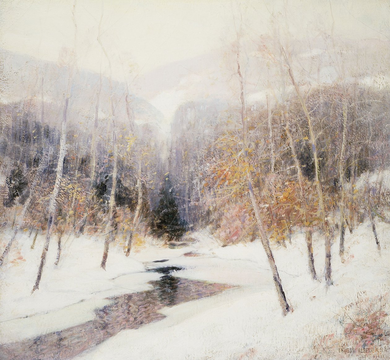 Queda de neve de Ernest Albert