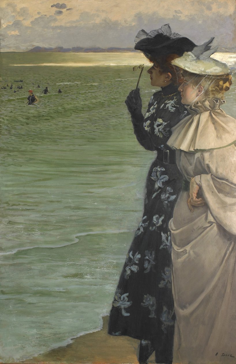 Hora do banho à beira-mar Hora do banho à beira-mar, 1896. de Ernest Ange Duez