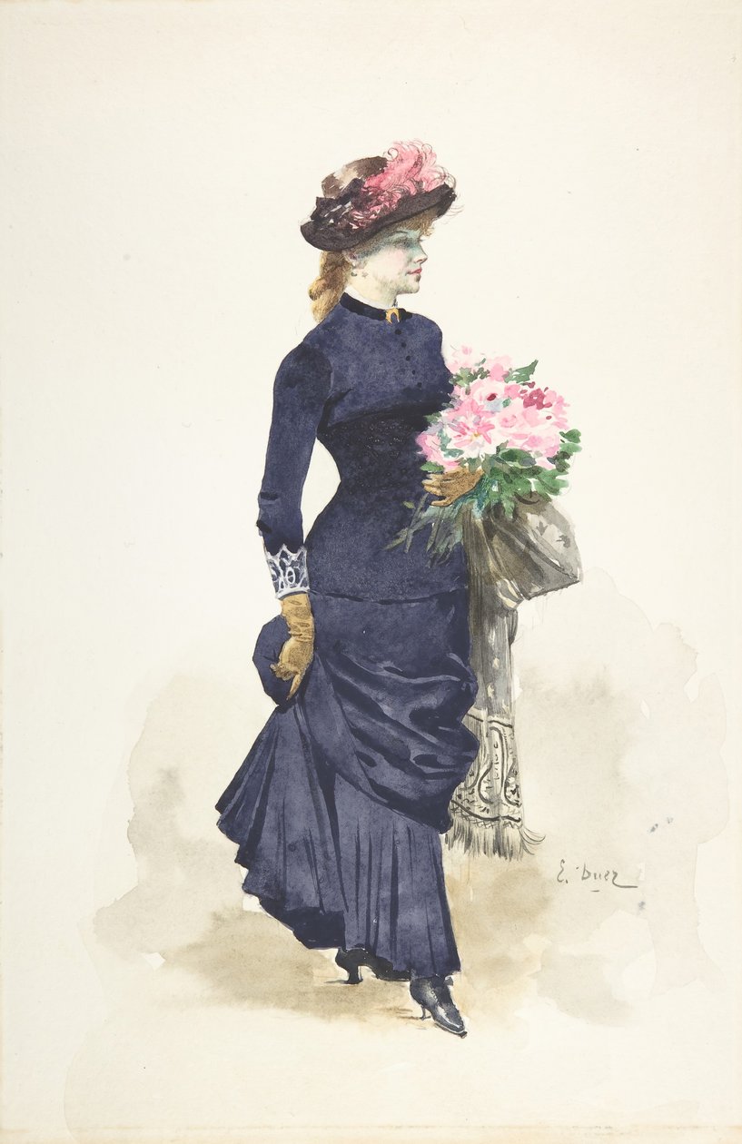 O Buquê, . de Ernest Ange Duez