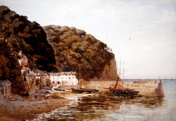 Red Lion Hotel, c.1890 (aquarela sobre papel) de Ernest Arthur Rowe