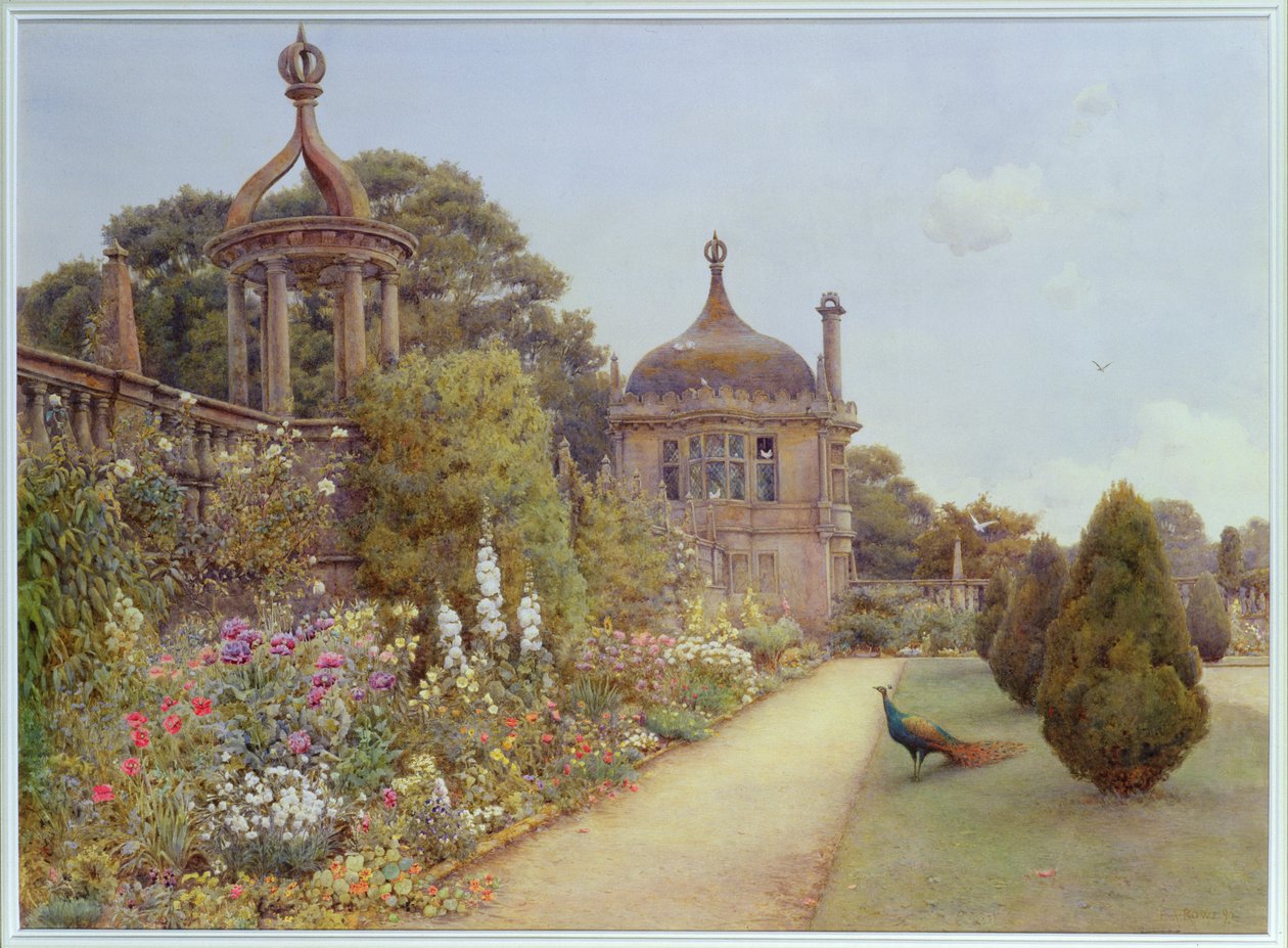 Os Jardins em Montacute, Somerset de Ernest Arthur Rowe