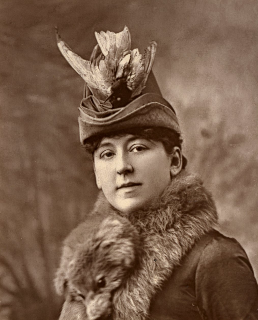 Amy Roselle, atriz britânica, 1887 de Ernest Barraud