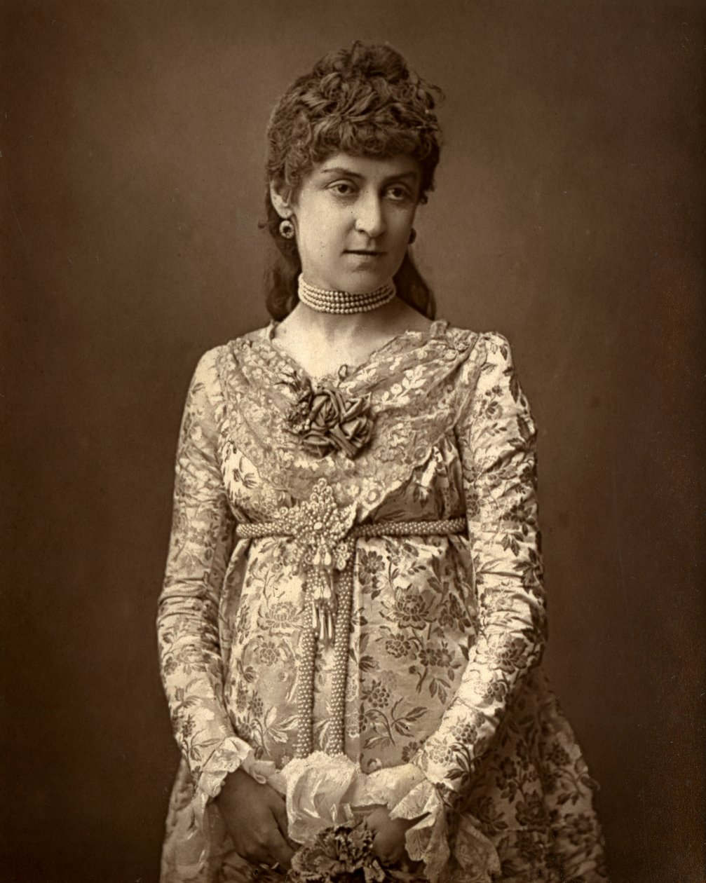 Angela Fenton, atriz britânica, 1887. de Ernest Barraud