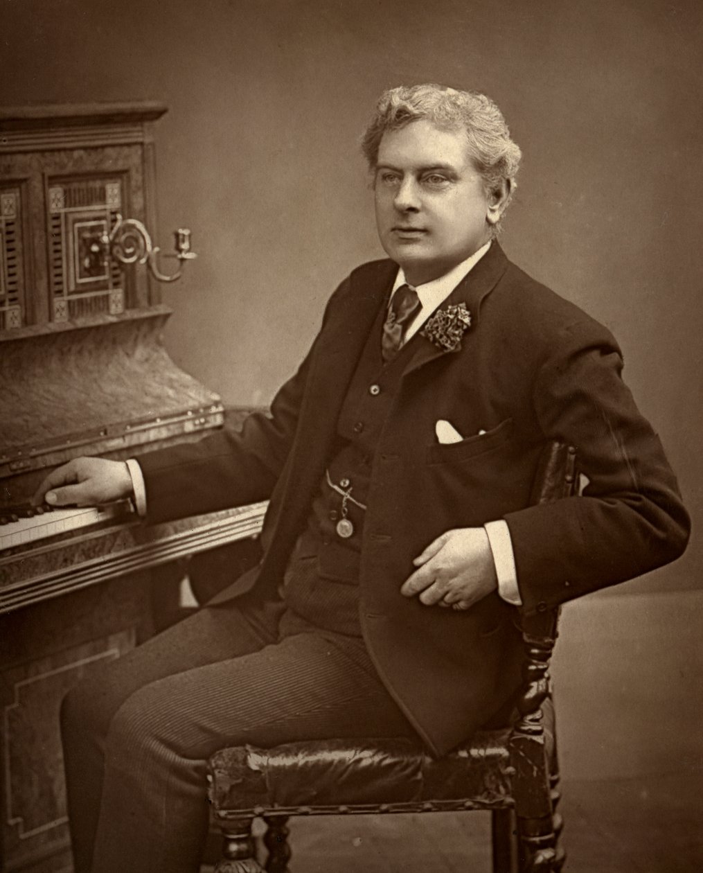 Arthur Cecil, ator britânico, comediante, dramaturgo e gerente de teatro 1887. de Ernest Barraud
