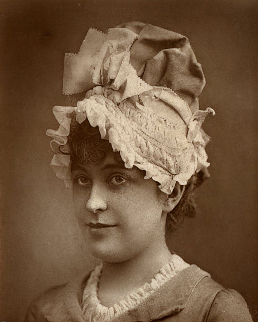Geraldine Ulmar, cantora e atriz americana, 1887 de Ernest Barraud