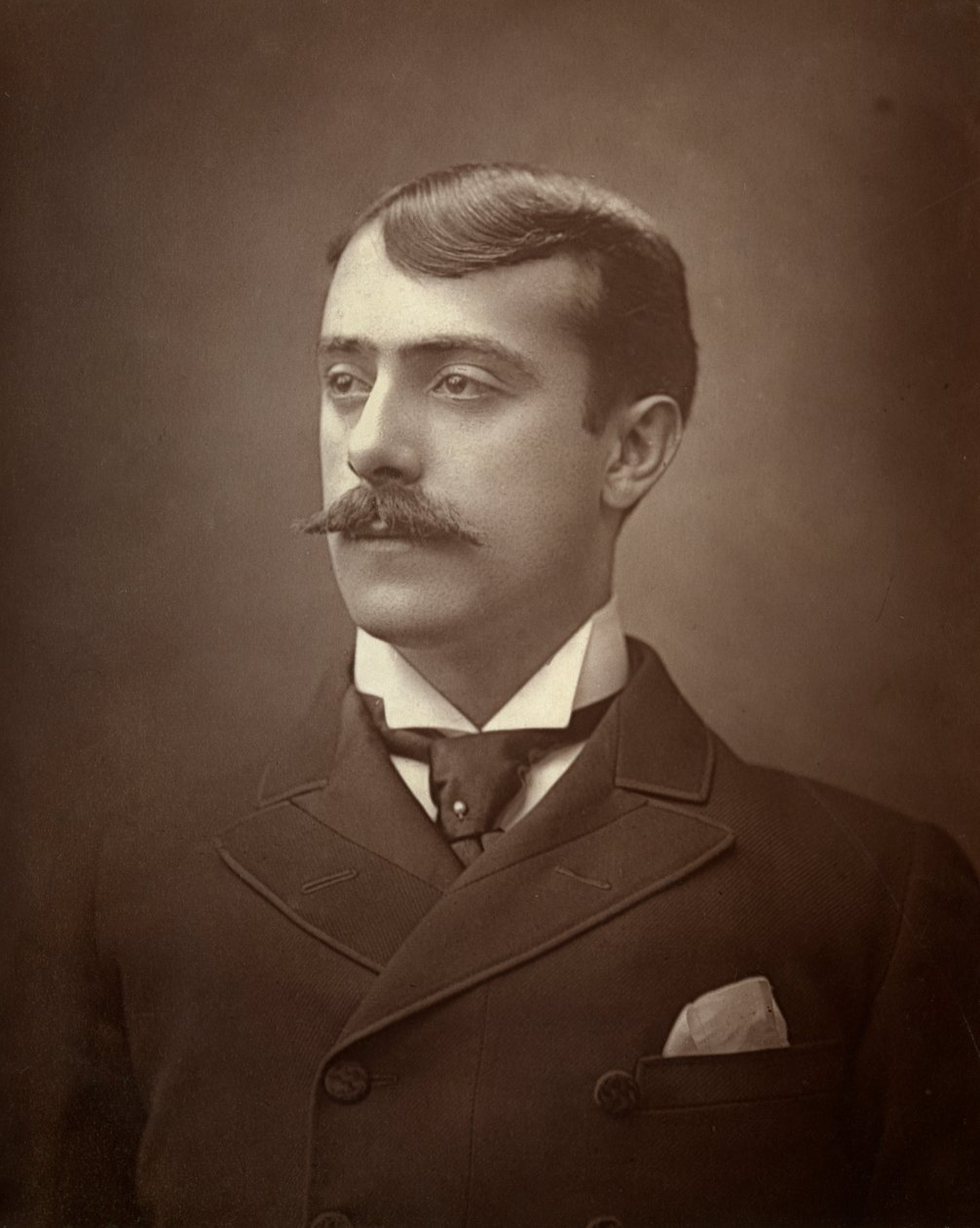 Laurence Cautley, ator britânico, 1887 de Ernest Barraud
