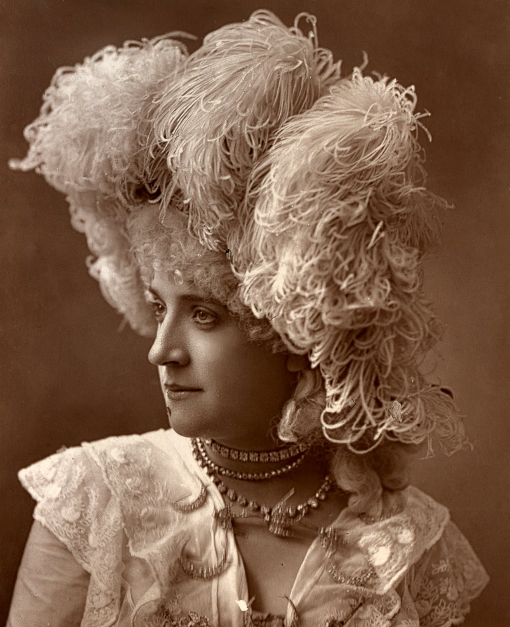 Senhorita Wadman, atriz britânica, 1888 de Ernest Barraud